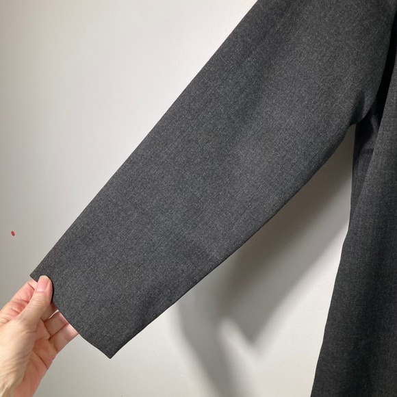 Harve Benard Women's Gray Wool Blend Blazer‎ Jacket Size 6 Single Breasted - Picture 5 of 7